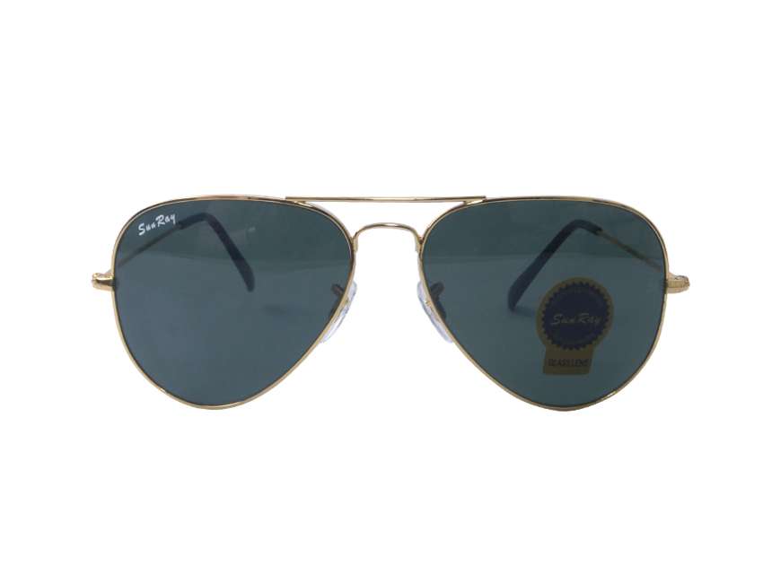 Sunray Sunglass Gold / Lightgreen